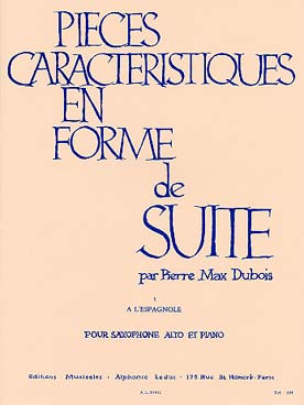 Illustration de Pièces caractéristiques en forme de suite op. 77 - N° 1 : A l'espagnole