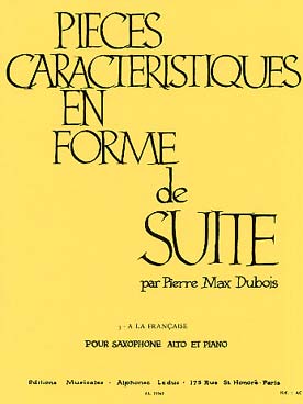 Illustration de Pièces caractéristiques en forme de suite op. 77 - N° 3 : A la française