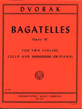 Illustration de Bagatelles op. 47 pour 2 violons, violoncelle et piano