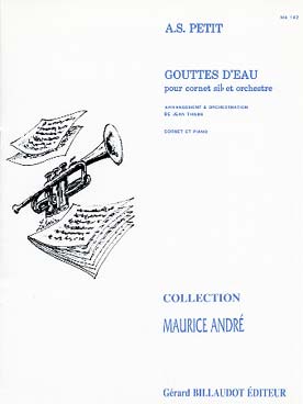 Illustration de Gouttes d'eau pour cornet et orchestre, réd. piano