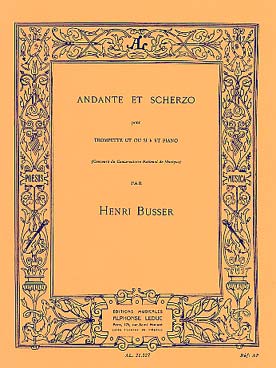 Illustration de Andante et scherzo op. 44