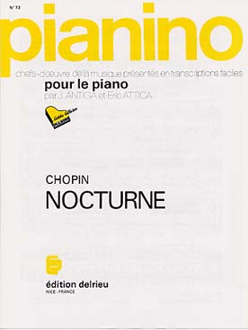 Illustration de Nocturne op. 9/2 en mi b M (arr. facile)
