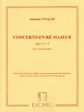 Illustration de Concerto op. 3 "L'Estro armonico" N° 9 RV 230 en ré M