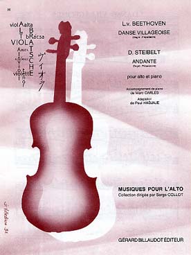 Illustration de Danse villageoise et andante (collection musique pour l'alto)