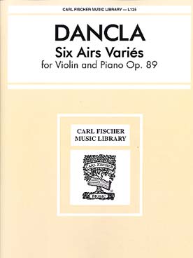 Illustration de 6 Airs variés op. 89