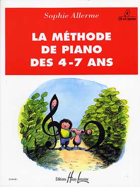 Illustration allerme s methode piano 4-7 ans  vol. 1