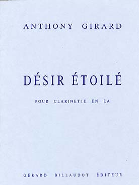 Illustration de Désir étoilé pour clarinette en la