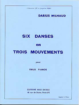 Illustration de 6 Danses en 3 mouvements op. 433