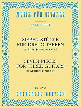 Illustration de 7 Pièces pour 3 guitares aus 3 jahrhunderten