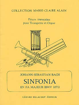 Illustration de Sinfonia BWV 1071 en fa M