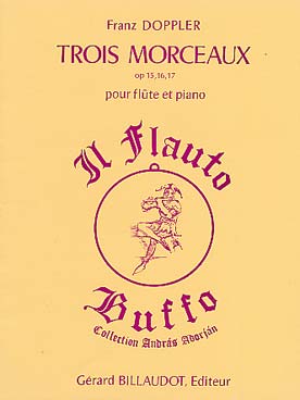 Illustration de 3 Morceaux op. 15, 16 et 17 : berceuse, mazurka, nocturne (tr. Adorjan)