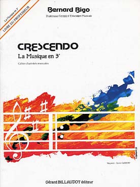 Illustration de Crescendo : cahier d'activités musicales Musique en 3e - Livre du professeur