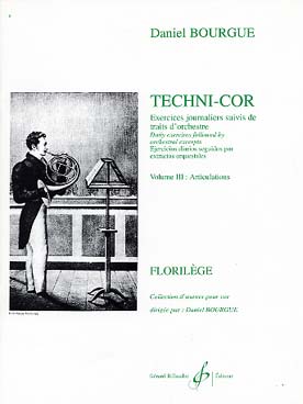 Illustration de Techni-cor : exercices journaliers suivis de traits d'orchestre - Vol. 3 : Articulations