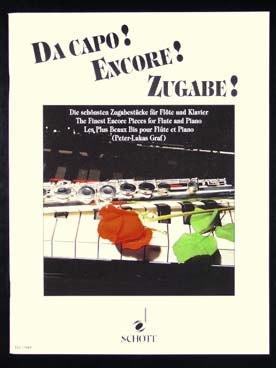 Illustration de ENCORE ! Les plus beaux bis (tr. Graf) : Bach JS Sicilienne - Bach CPE Rondo - Mozart Marche turque - Gossec Tambourin Paganini Polacca - Chopin Variations...
