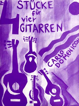 Illustration de 4 Pièces pour 4 guitares