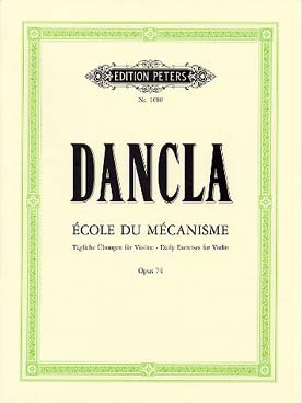 Illustration dancla ecole du mecanisme op. 74