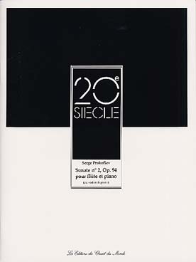 Illustration prokofiev sonate n° 2 op. 94b en re maj