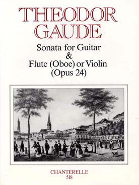 Illustration gaude sonata op. 24