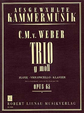 Illustration de Trio op. 63 en sol m pour flûte, violoncelle et piano
