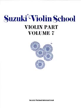 Illustration de SUZUKI Violin School (ancienne édition) - Vol. 7