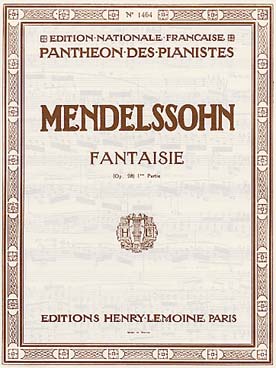 Illustration de Fantaisie op. 28 en fa # m 1re partie