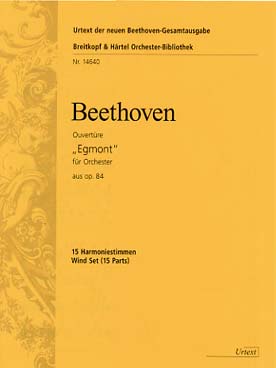 Illustration de Ouverture d'Egmont op. 84 - harmonie