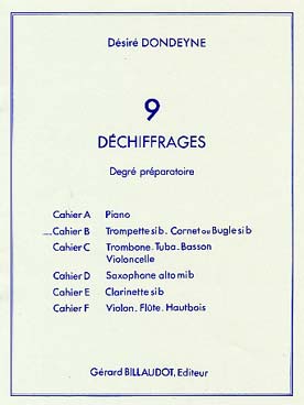Illustration de Déchiffrages - Préparatoire (9 déchiffrages) Vol. B