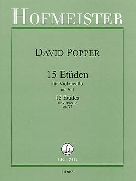 Illustration de 15 Études op. 76/1 avec 2e violoncelle