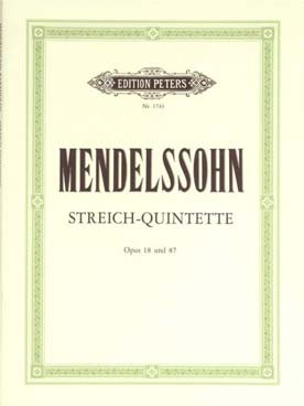 Illustration de Quintettes à cordes op. 18, 87 (intégrale)