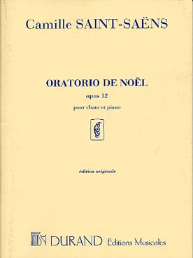 Illustration saint-saens oratorio de noel choeur/pno