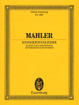 Illustration de Kindertotenlieder pour voix soliste et orchestre