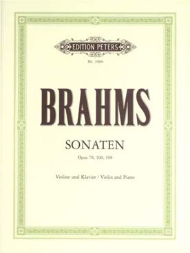 Illustration brahms sonates op. 78, 100 et 108