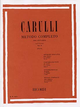Illustration carulli methode en 3 volumes vol. 2