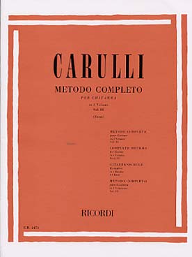 Illustration carulli methode en 3 volumes vol. 3