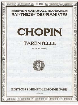 Illustration de Tarentelle op. 43 en la b