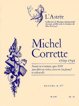 Illustration de Sonate en ré m op. 13 pour flûte,  clavecin et violoncelle