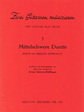 Illustration de Zwei Gitarren muzieren (pour 2 guitares) - Vol. 3 : Duos de moyenne difficulté