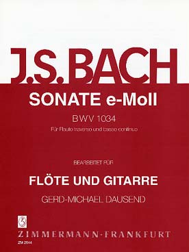 Illustration de Sonate BWV 1034 en mi m