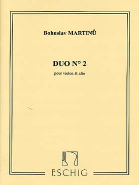 Illustration martinu duo n° 2 pour violon et alto