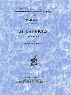 Illustration paganini caprices (24) op. 1