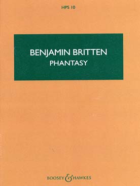 Illustration britten quatuor fantaisie op 2 conduct.