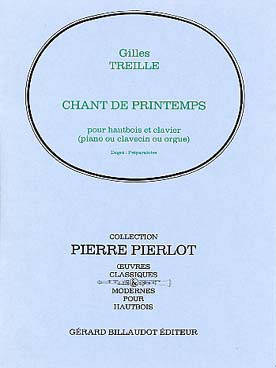 Illustration de Chant de printemps pour hautbois et clavier (piano ou clavecin ou orgue)