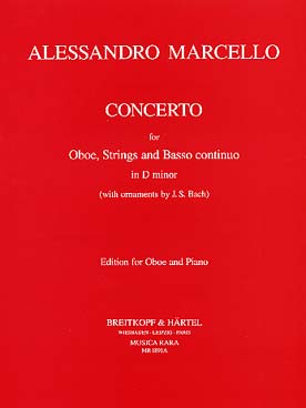 Illustration de Concerto en ré m avec des ornements de J. S. Bach
