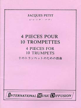 Illustration de 4 Pièces pour 10 trompettes