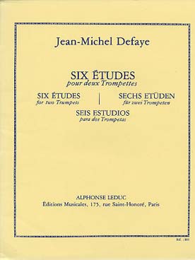 Illustration de 6 Études pour 2 trompettes    