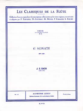 Illustration bach js sonate bwv 1030 n° 1 en si min