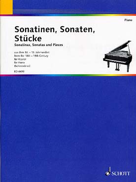 Illustration sonatinen, sonaten und stucke des 18-20
