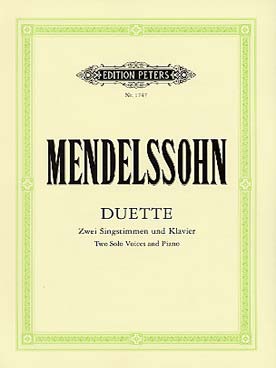 Illustration mendelssohn duets (19) 2 sopranos/piano