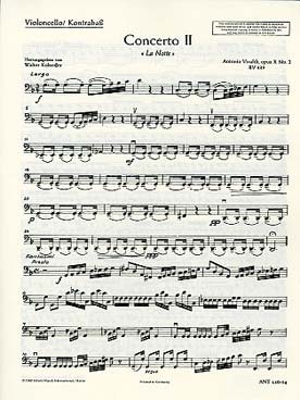 Illustration vivaldi concerto op. 10/2 vc/kb
