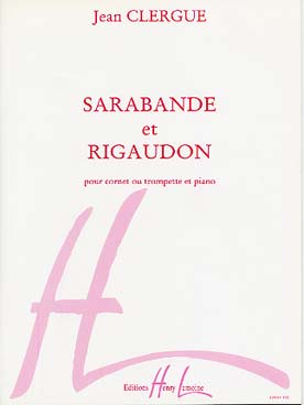 Illustration de Sarabande et rigaudon (cornet)